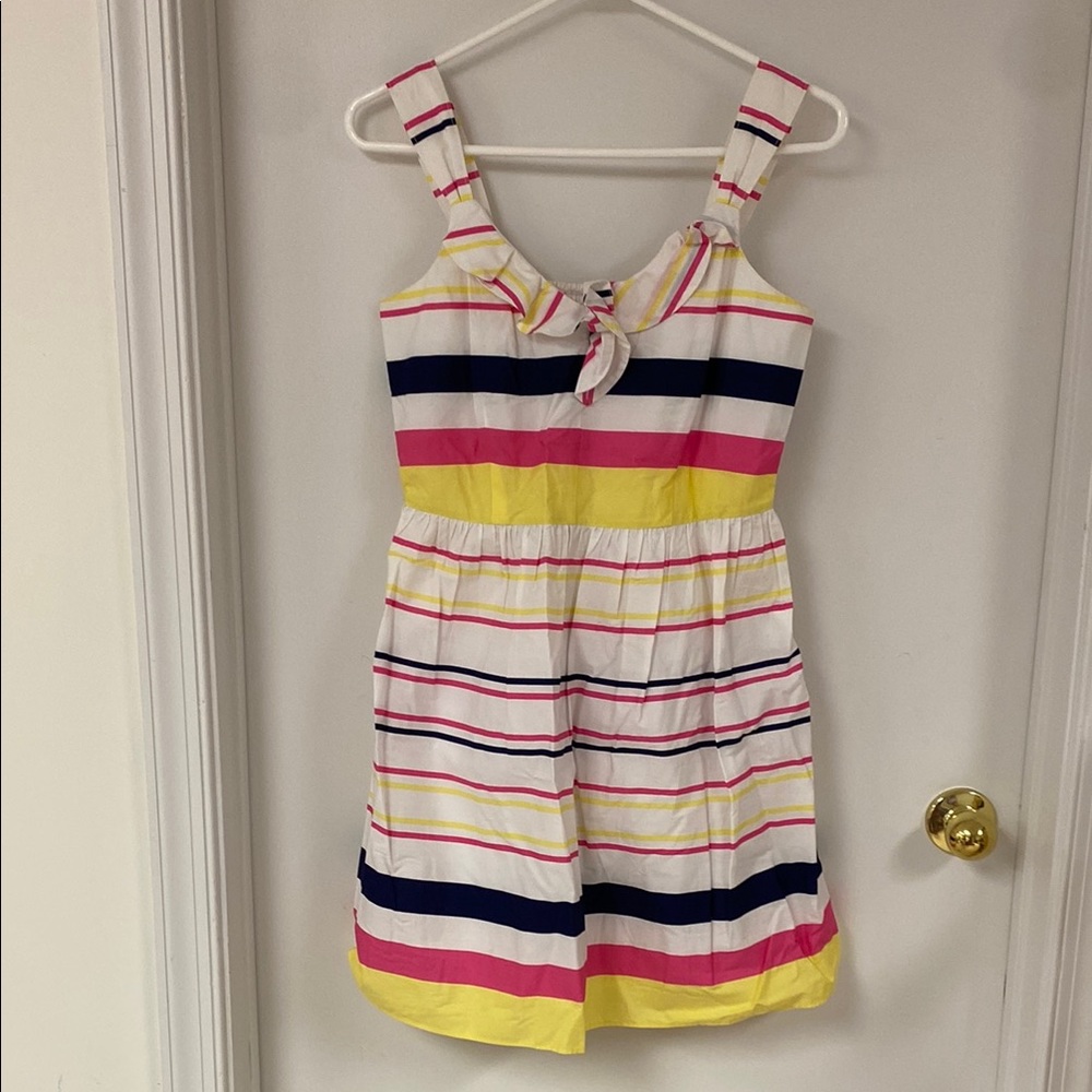 Lilly Pulitzer Striped Dress with Pink and Yellow Accents